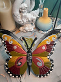 Papillon Déco Murale Multicolore — Fait Main